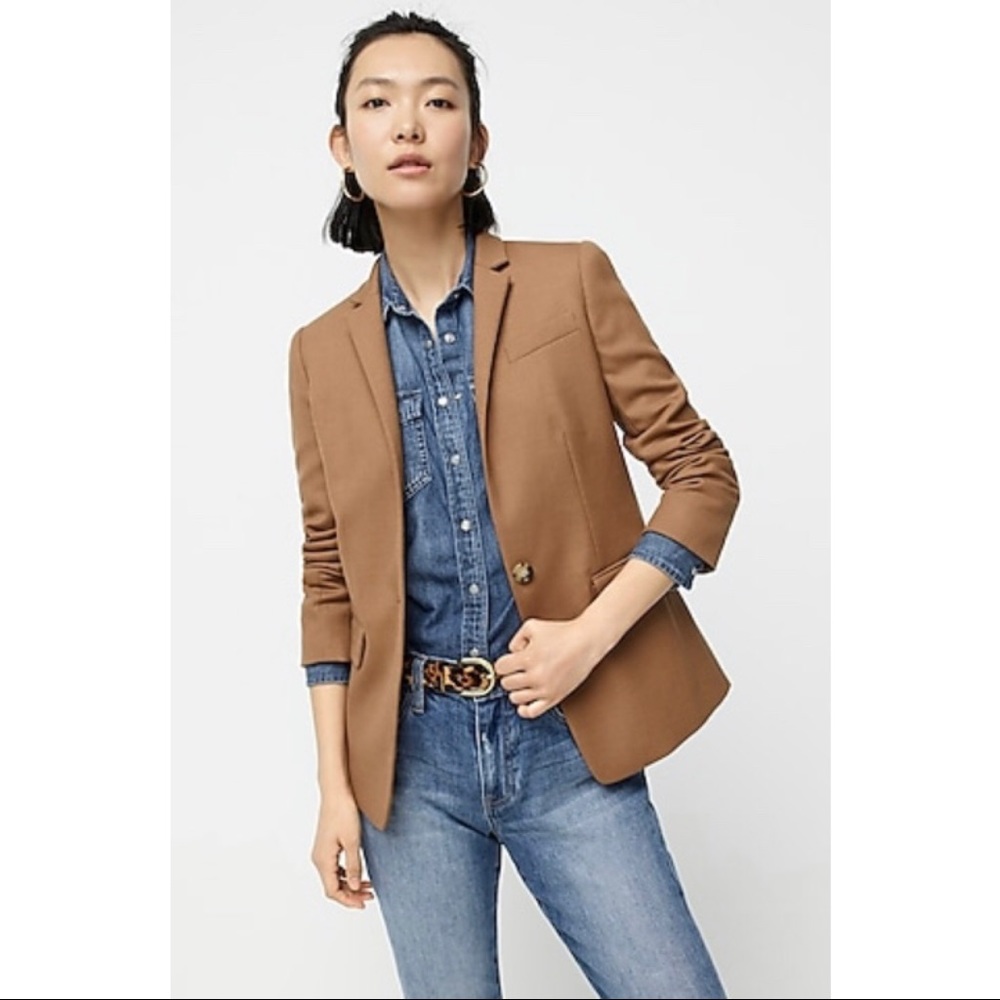NWT JCrew Regent Blazer in Wool Flannel